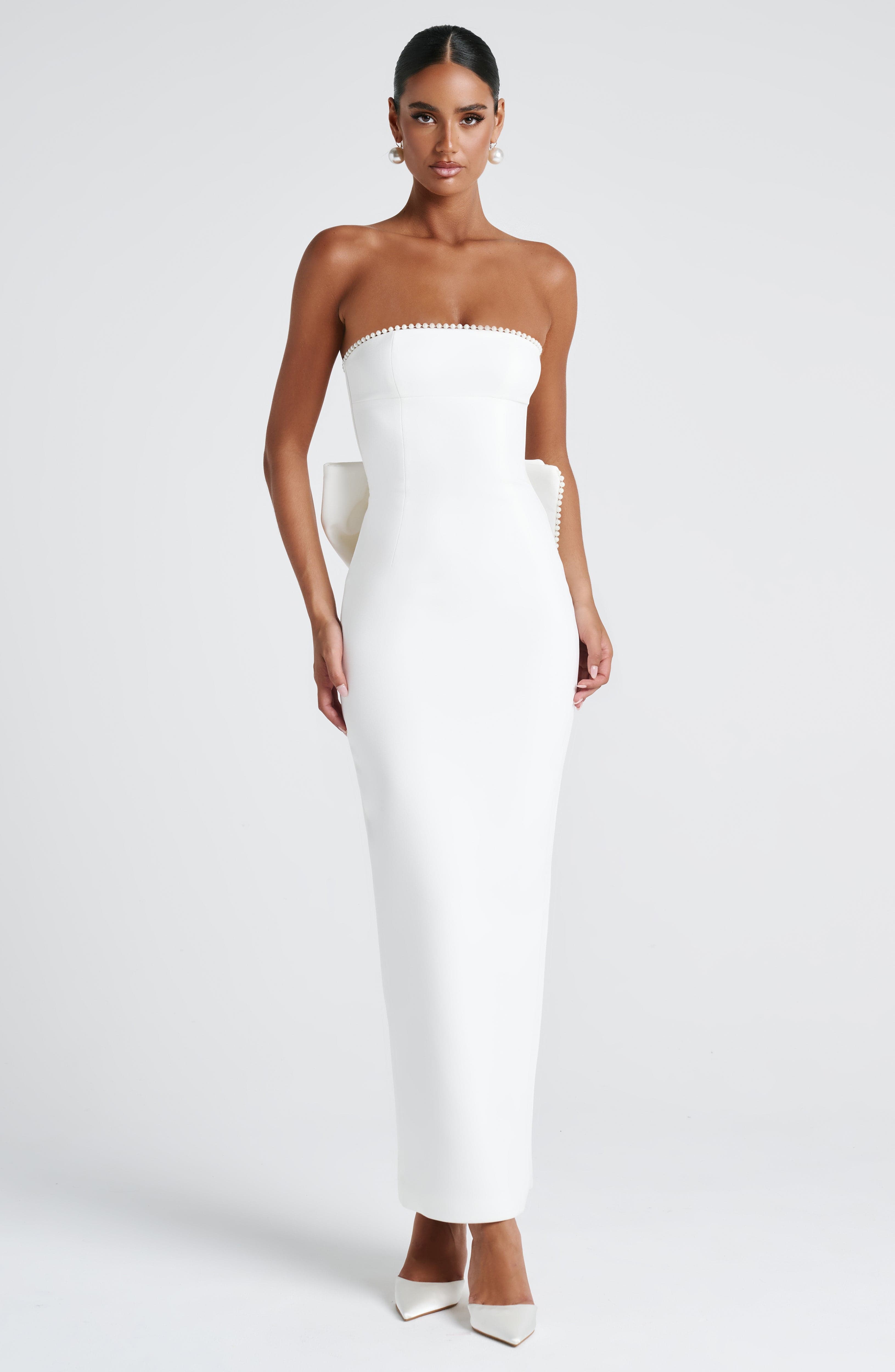 Anna Maxi Dress - Ivory