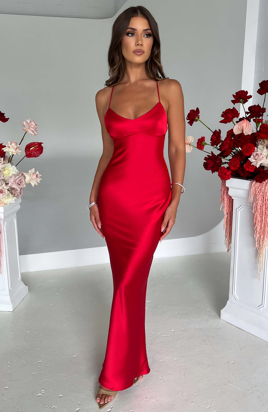 Tessa Maxi Dress - Red