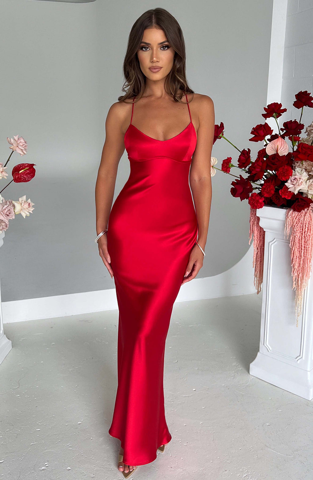 Tessa Maxi Dress - Red