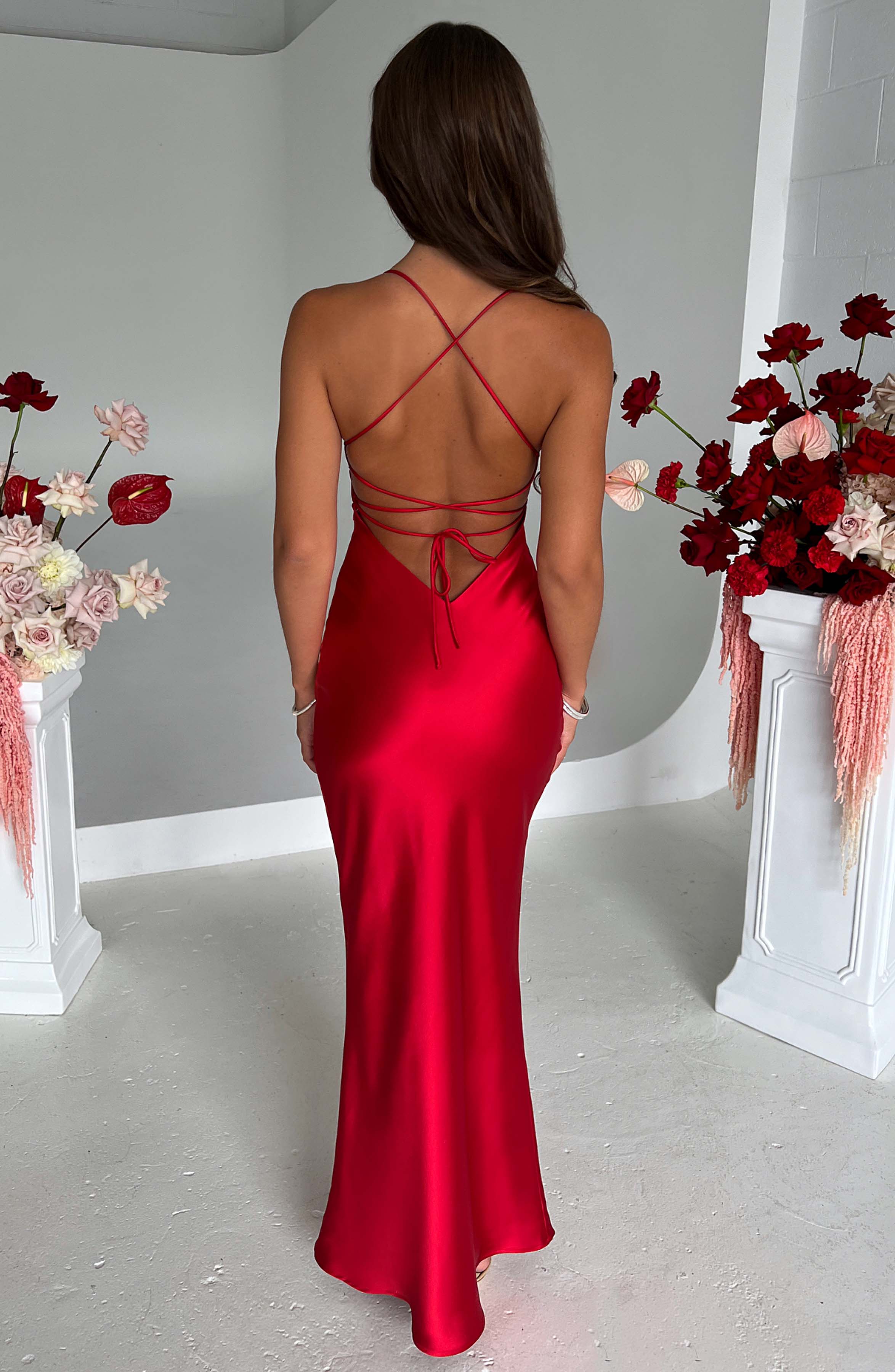 Tessa Maxi Dress - Red