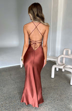 Tessa Maxi Dress - Rust
