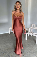 Tessa Maxi Dress - Rust