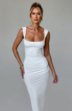 Chloe Midi Dress - Ivory