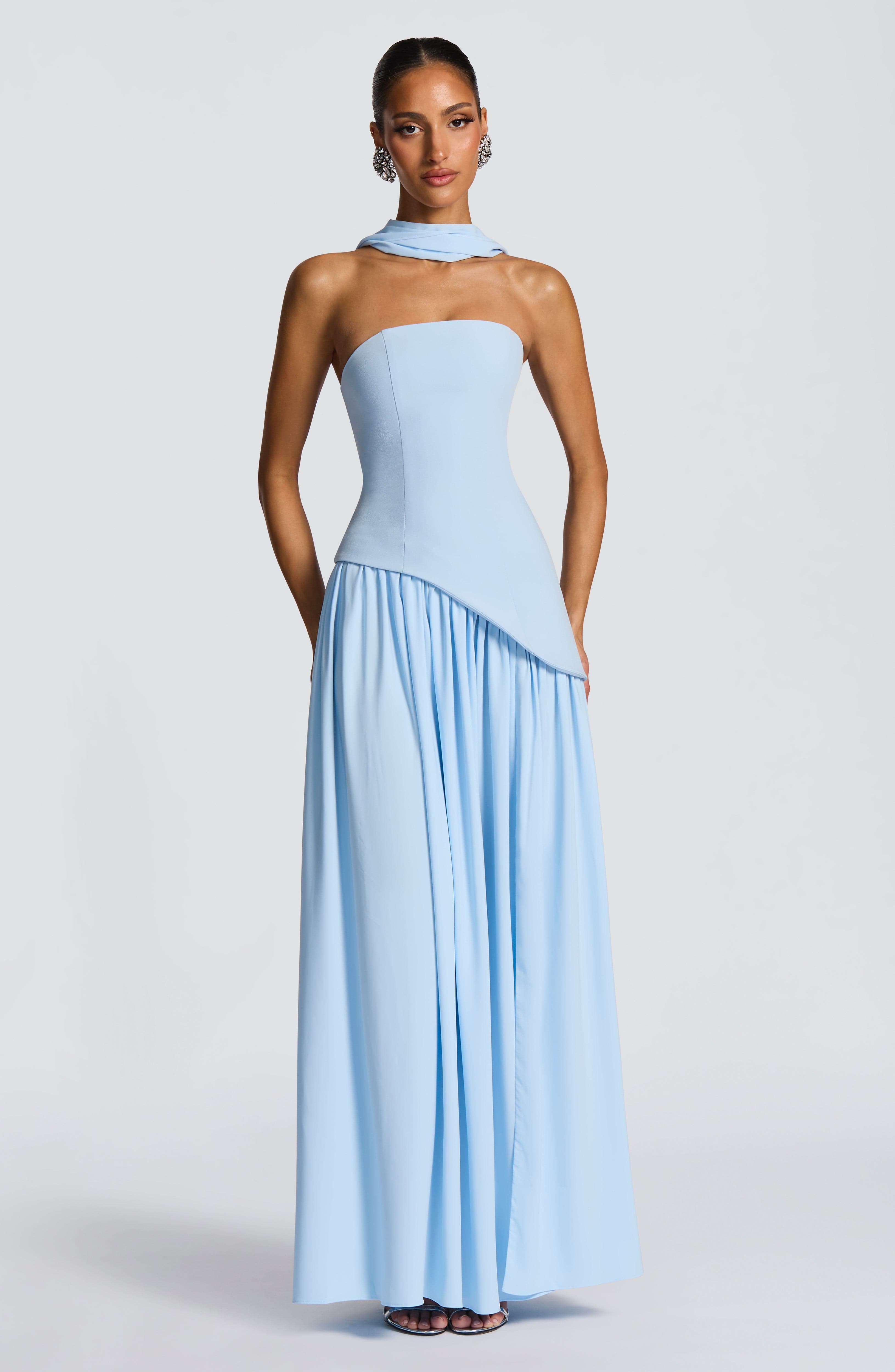 Julia Maxi Dress - Baby Blue