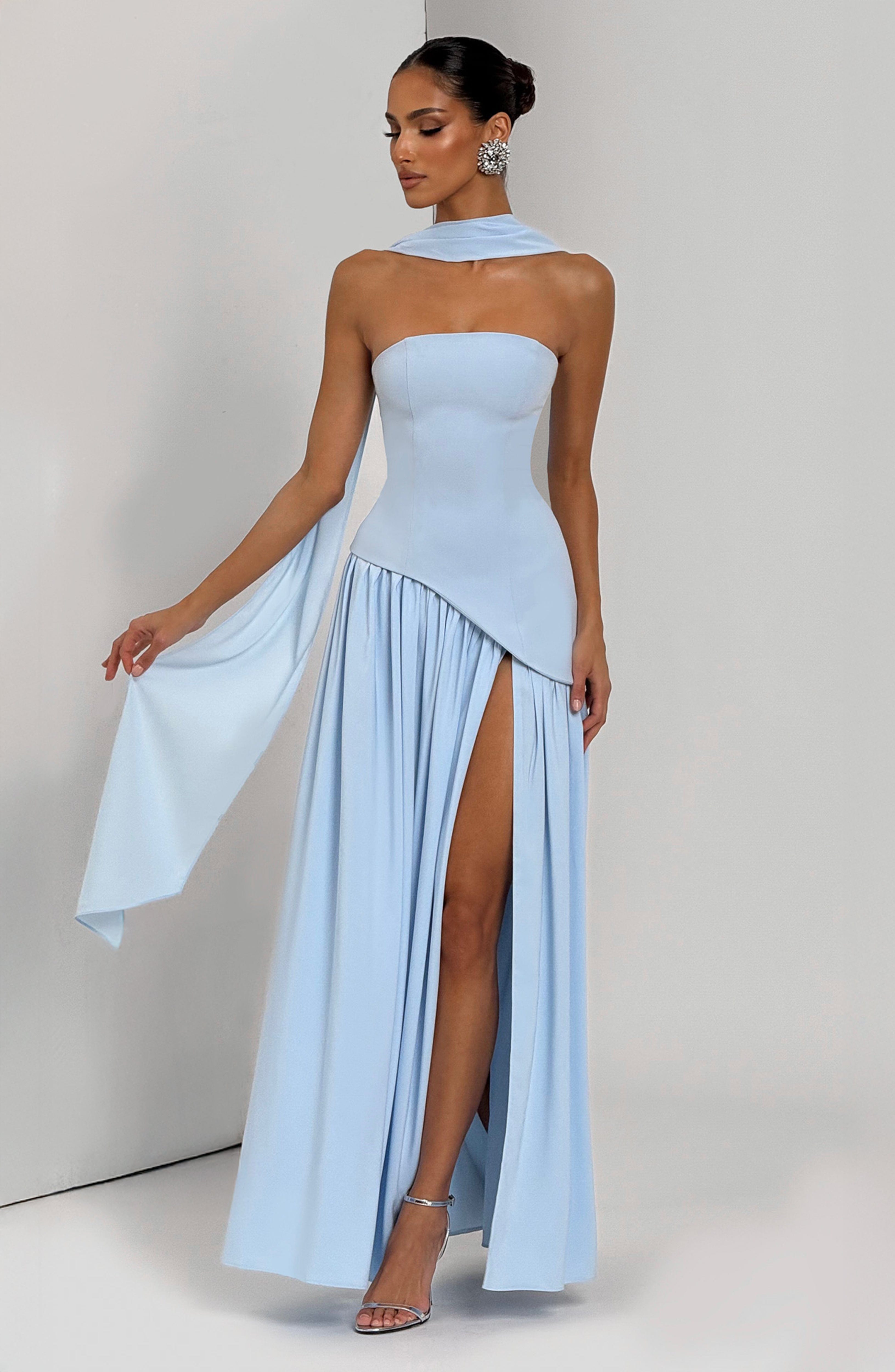 Julia Maxi Dress - Baby Blue