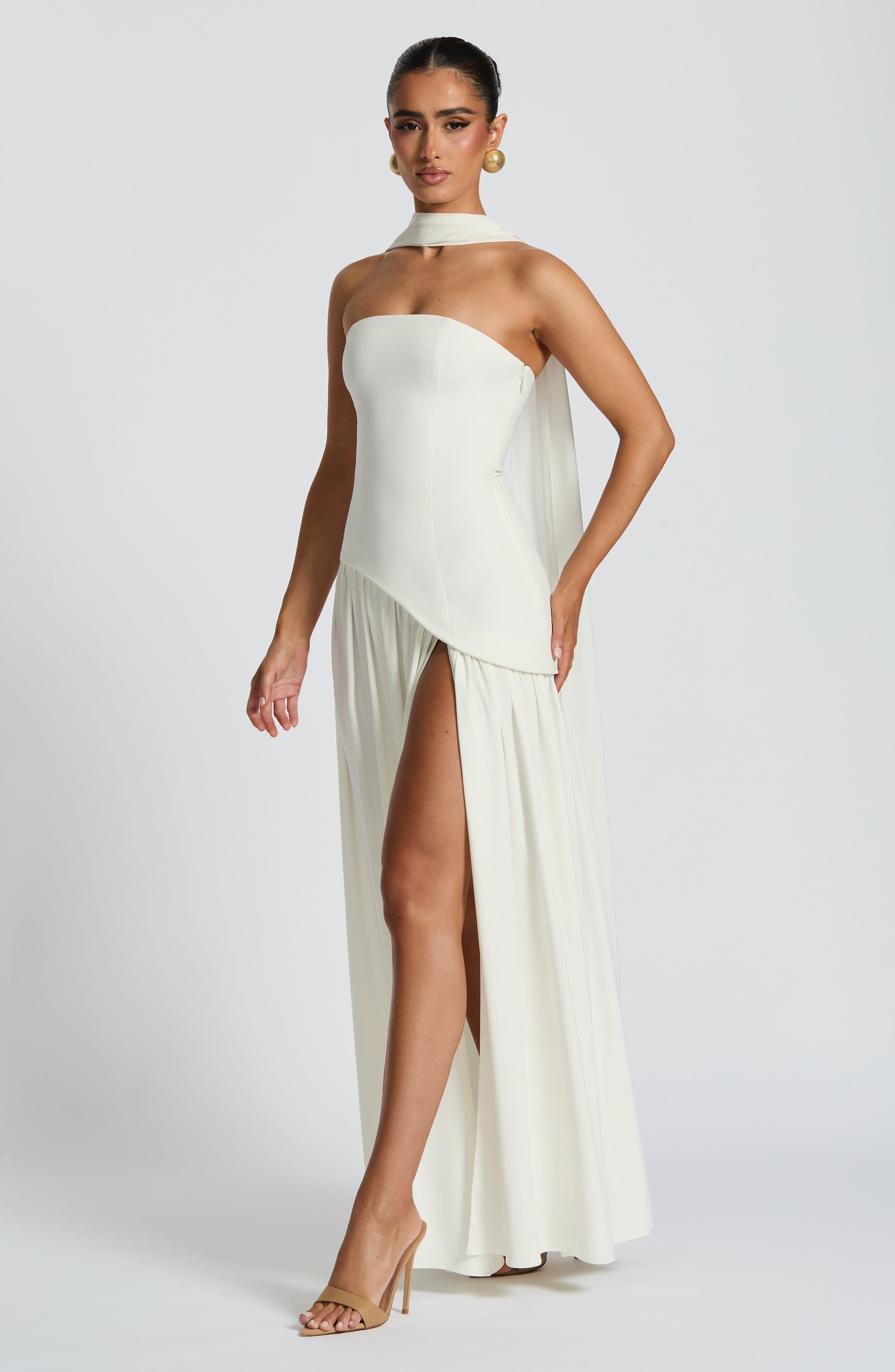 Julia Maxi Dress - Ivory