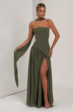 Julia Maxi Dress - Khaki