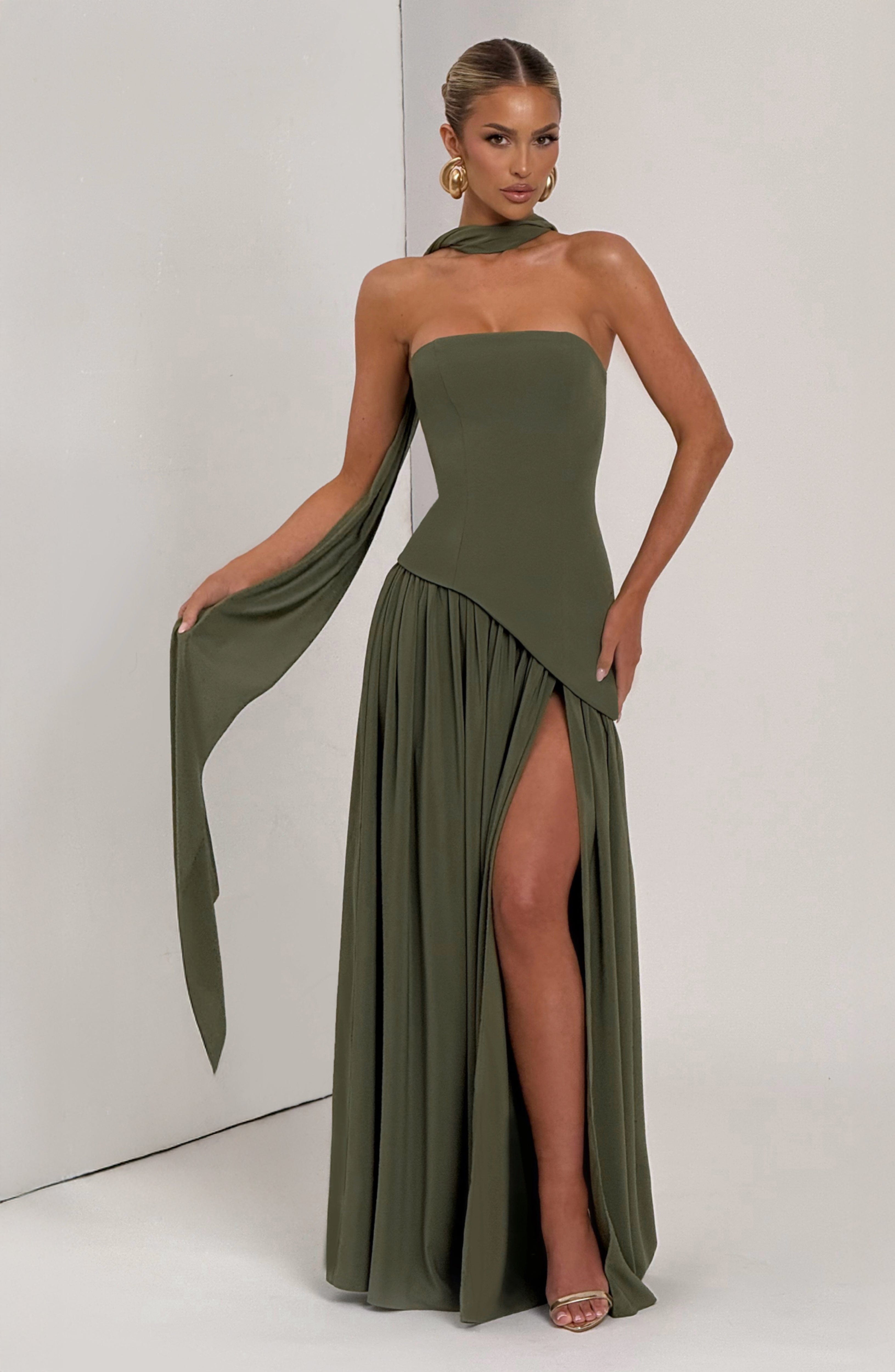 Julia Maxi Dress - Khaki