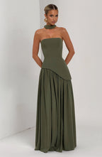 Julia Maxi Dress - Khaki