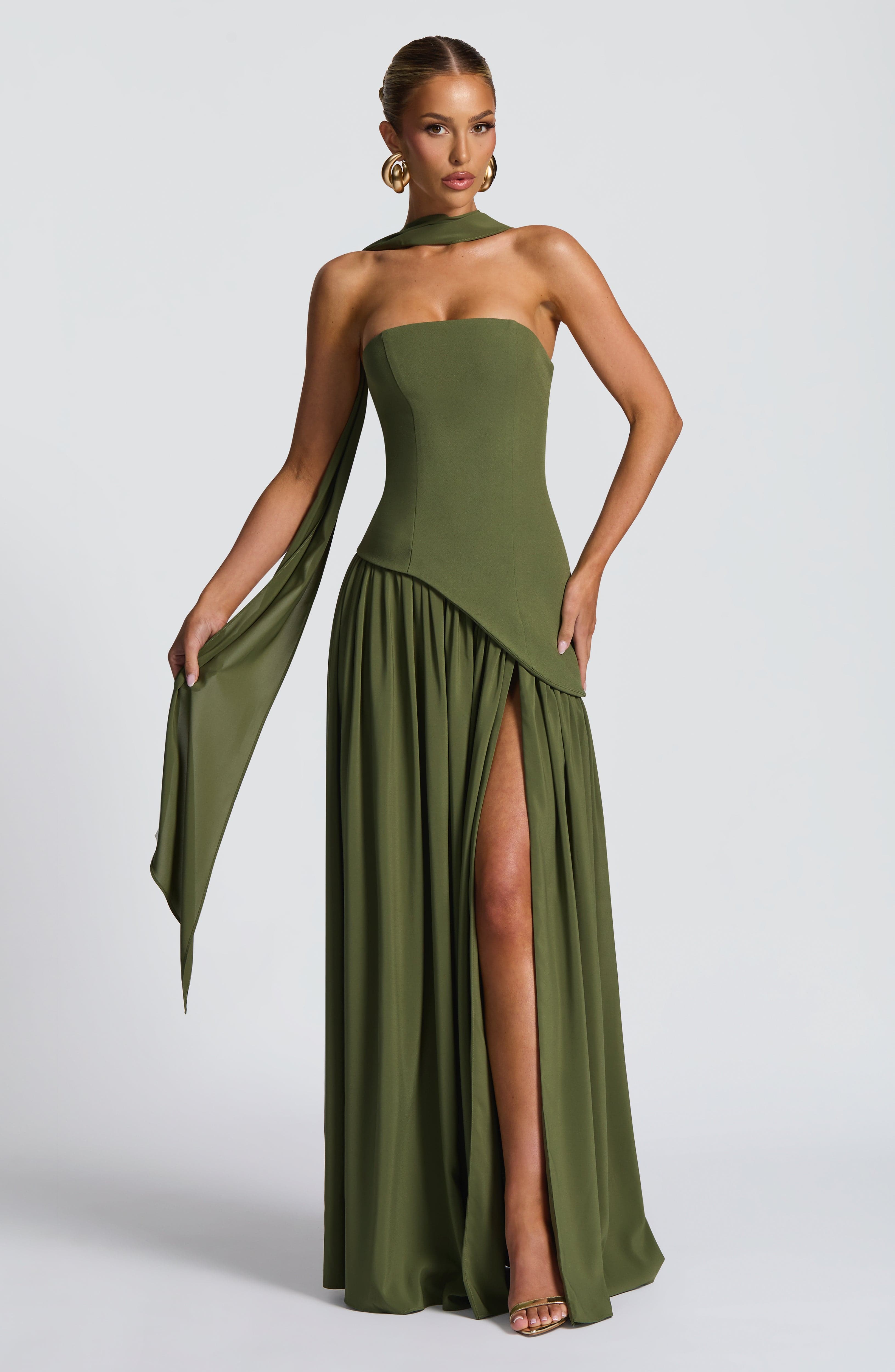 Julia Maxi Dress - Khaki