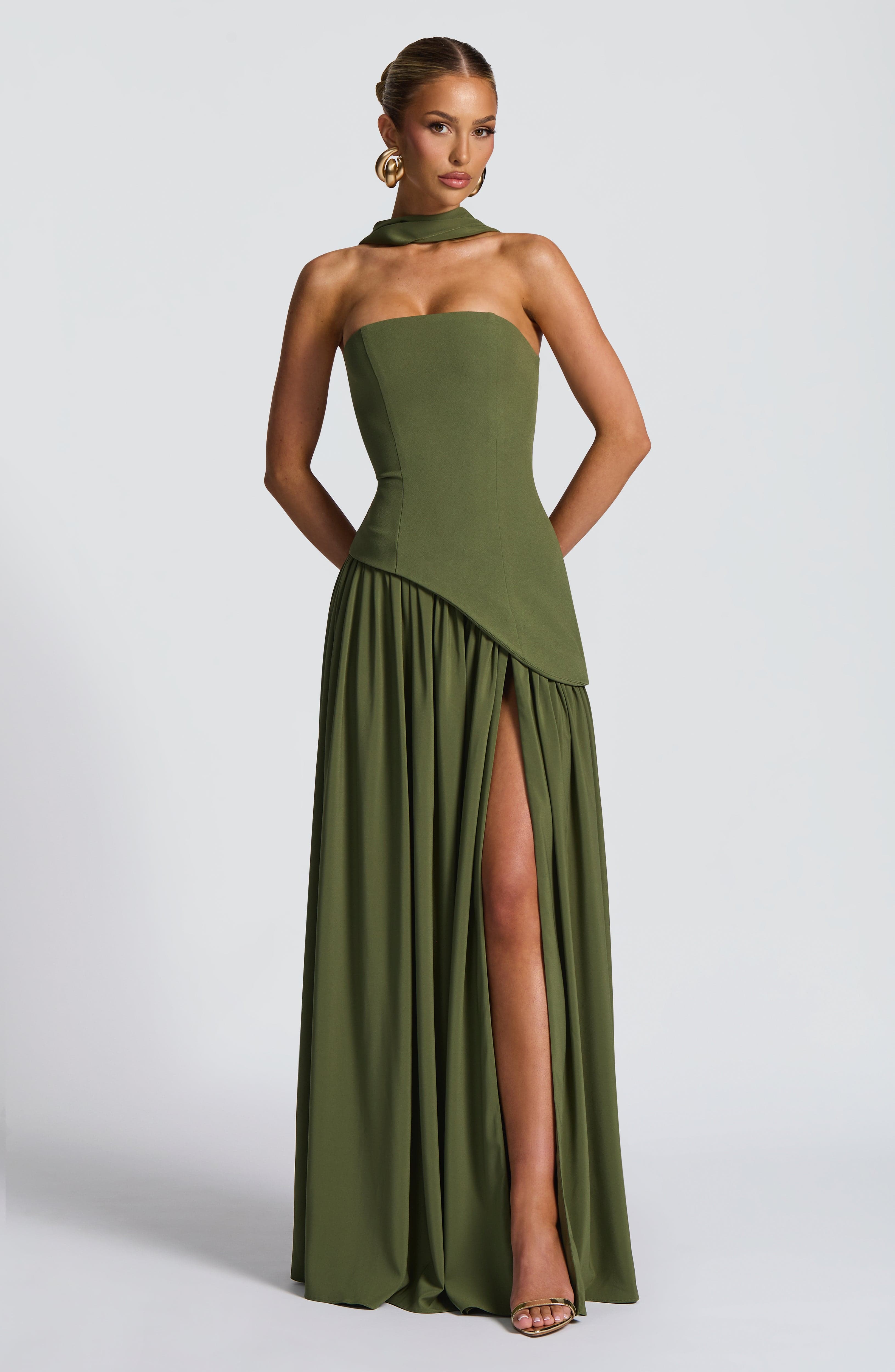 Julia Maxi Dress - Khaki
