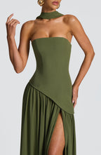 Julia Maxi Dress - Khaki