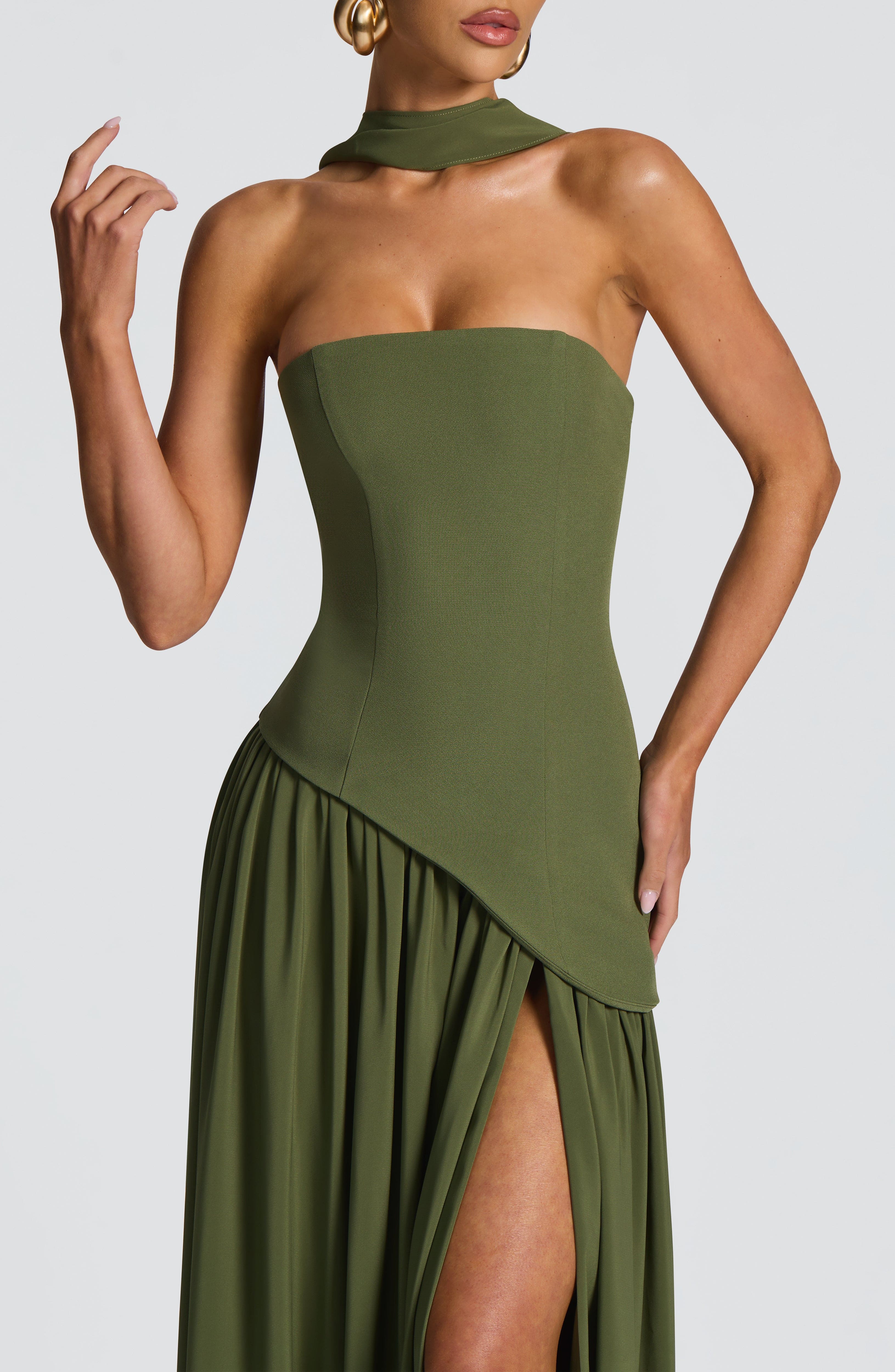 Julia Maxi Dress - Khaki