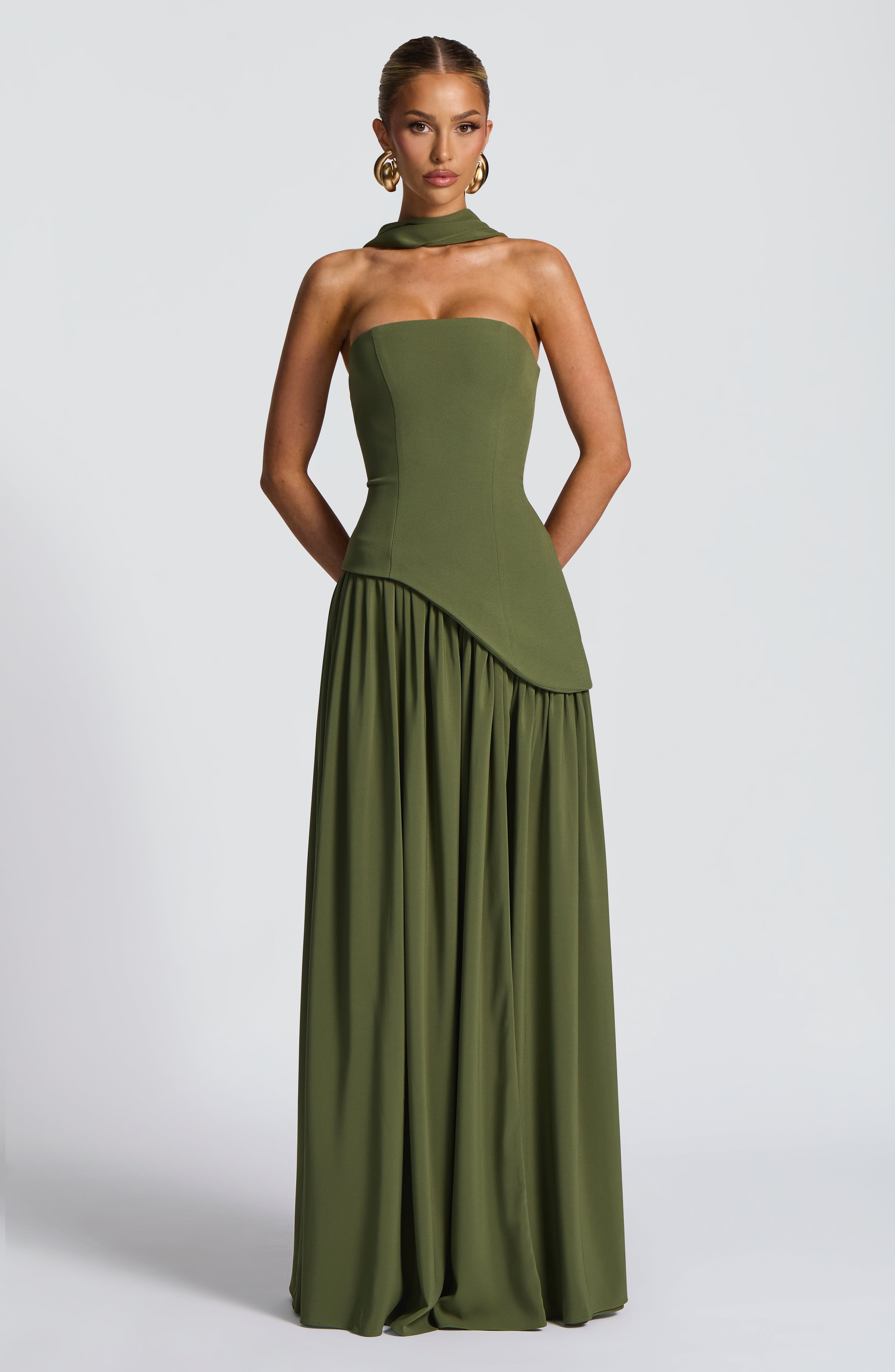 Julia Maxi Dress - Khaki