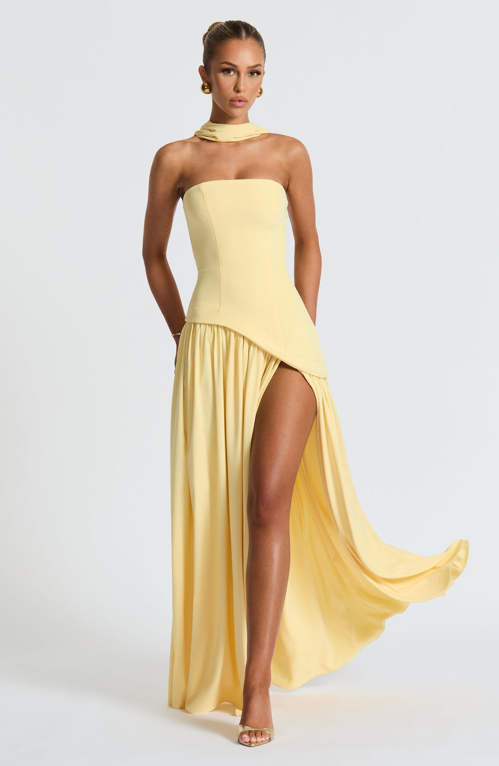 Julia Maxi Dress - Lemon