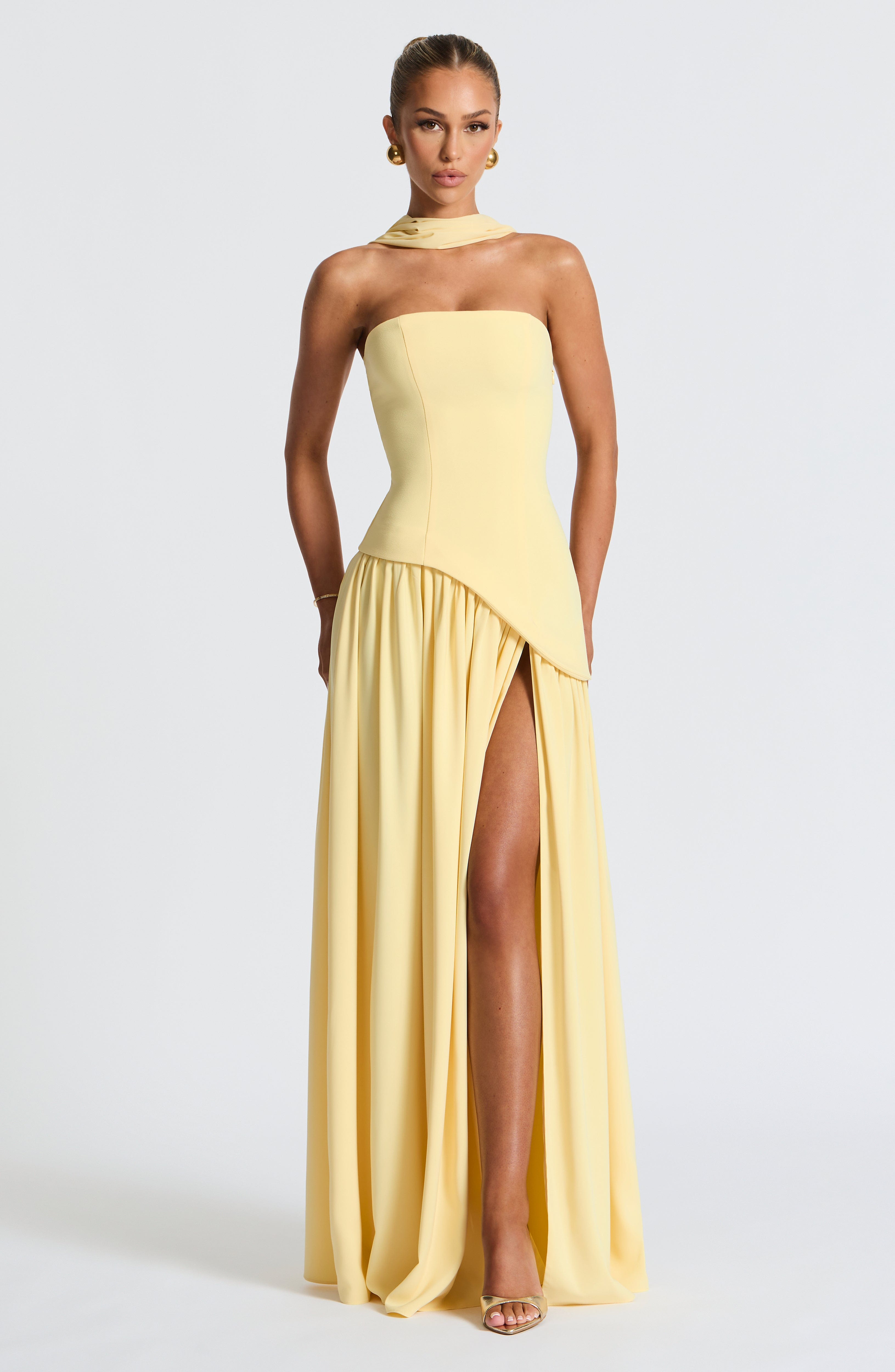 Julia Maxi Dress - Lemon