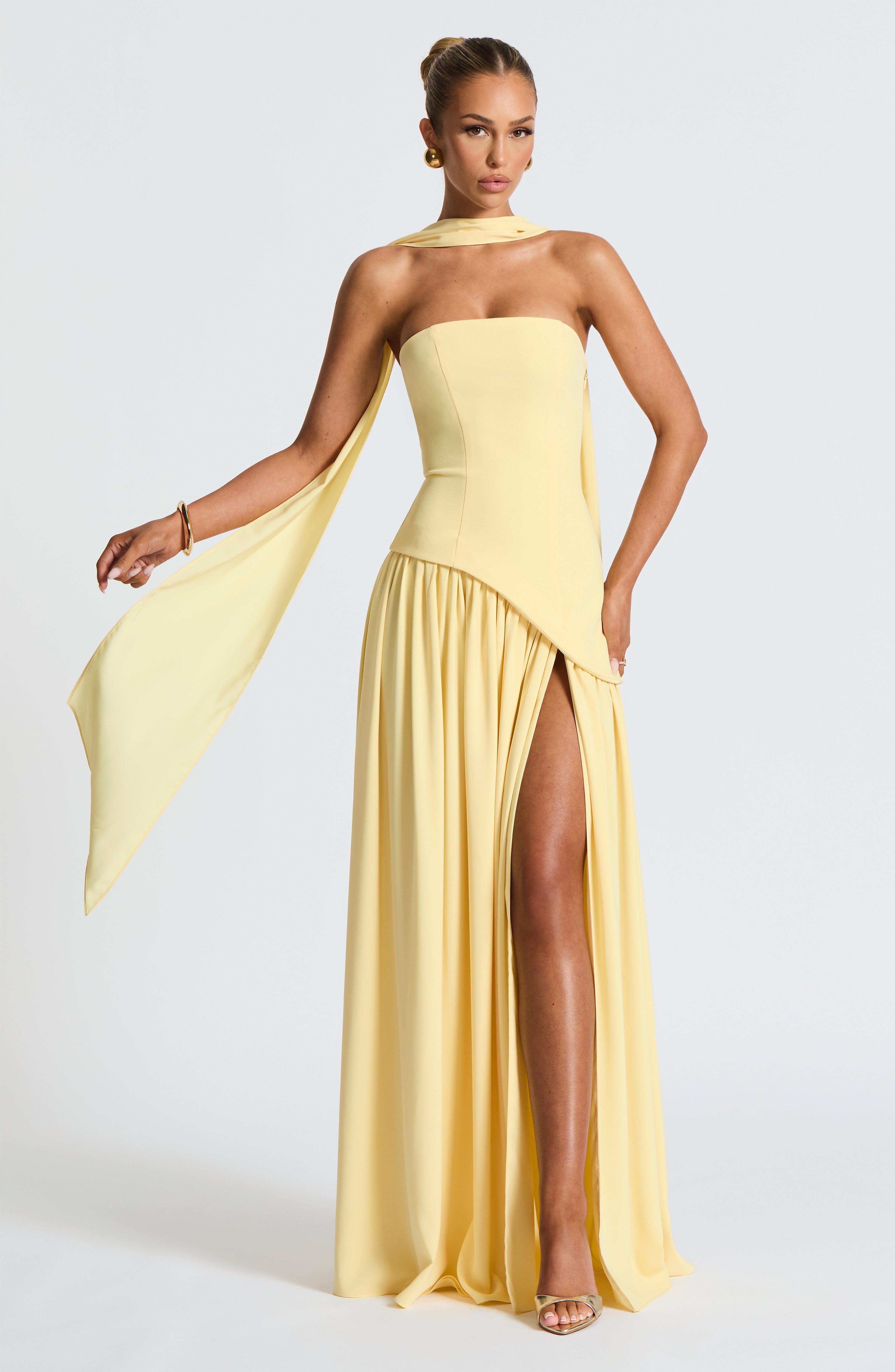 Julia Maxi Dress - Lemon