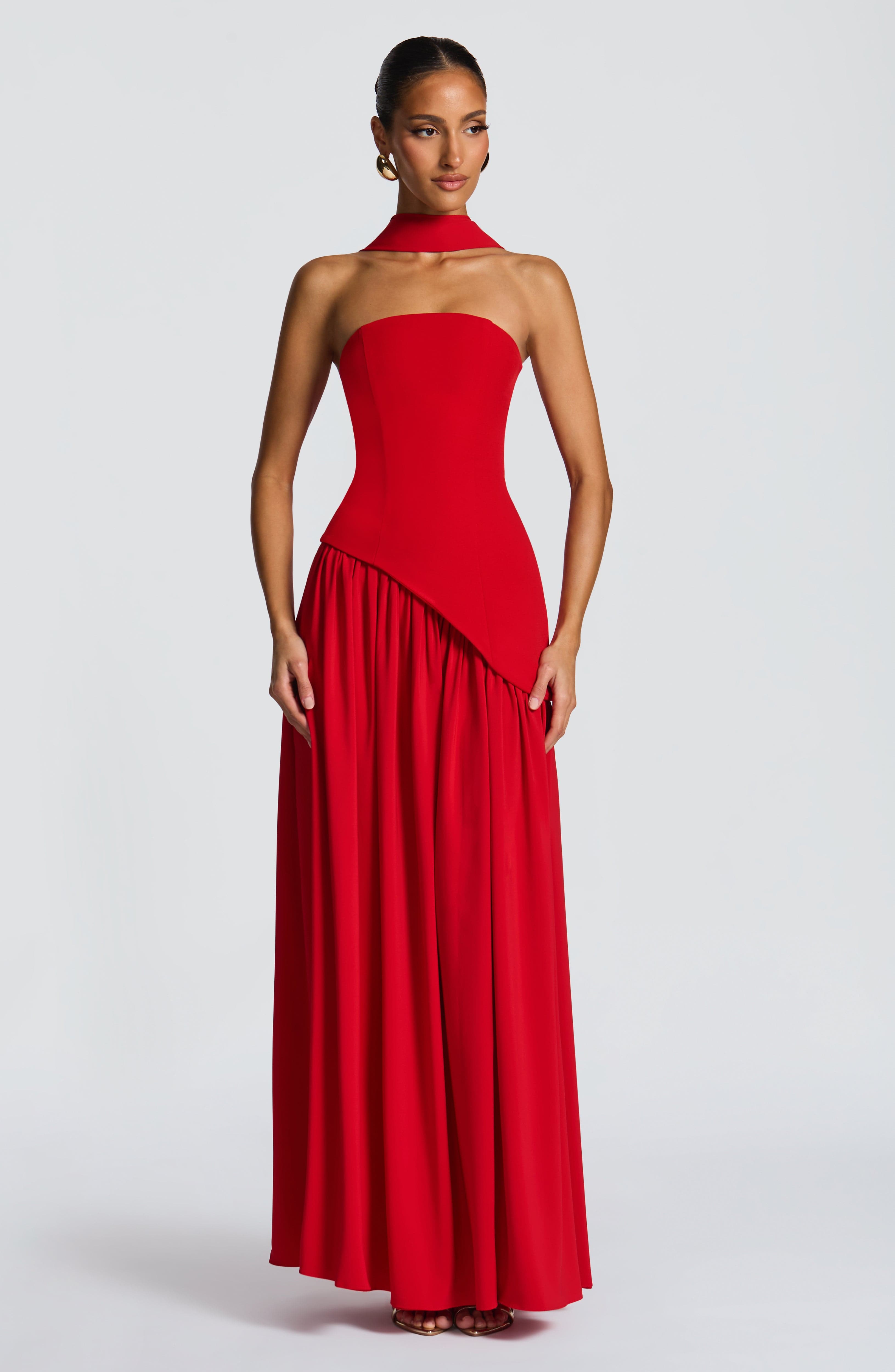 Julia Maxi Dress - Red