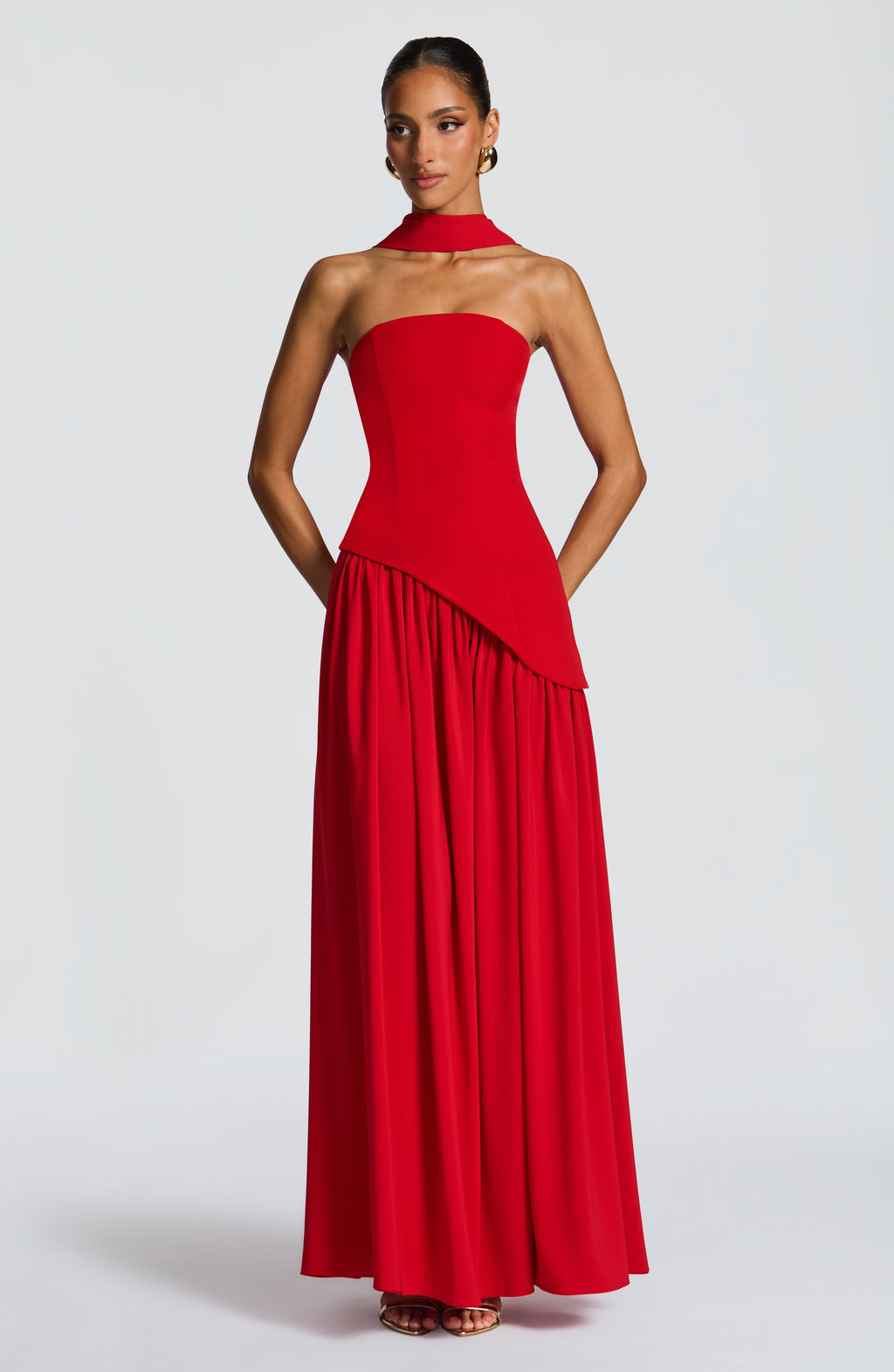 Julia Maxi Dress - Red