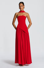 Julia Maxi Dress - Red