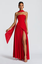 Julia Maxi Dress - Red