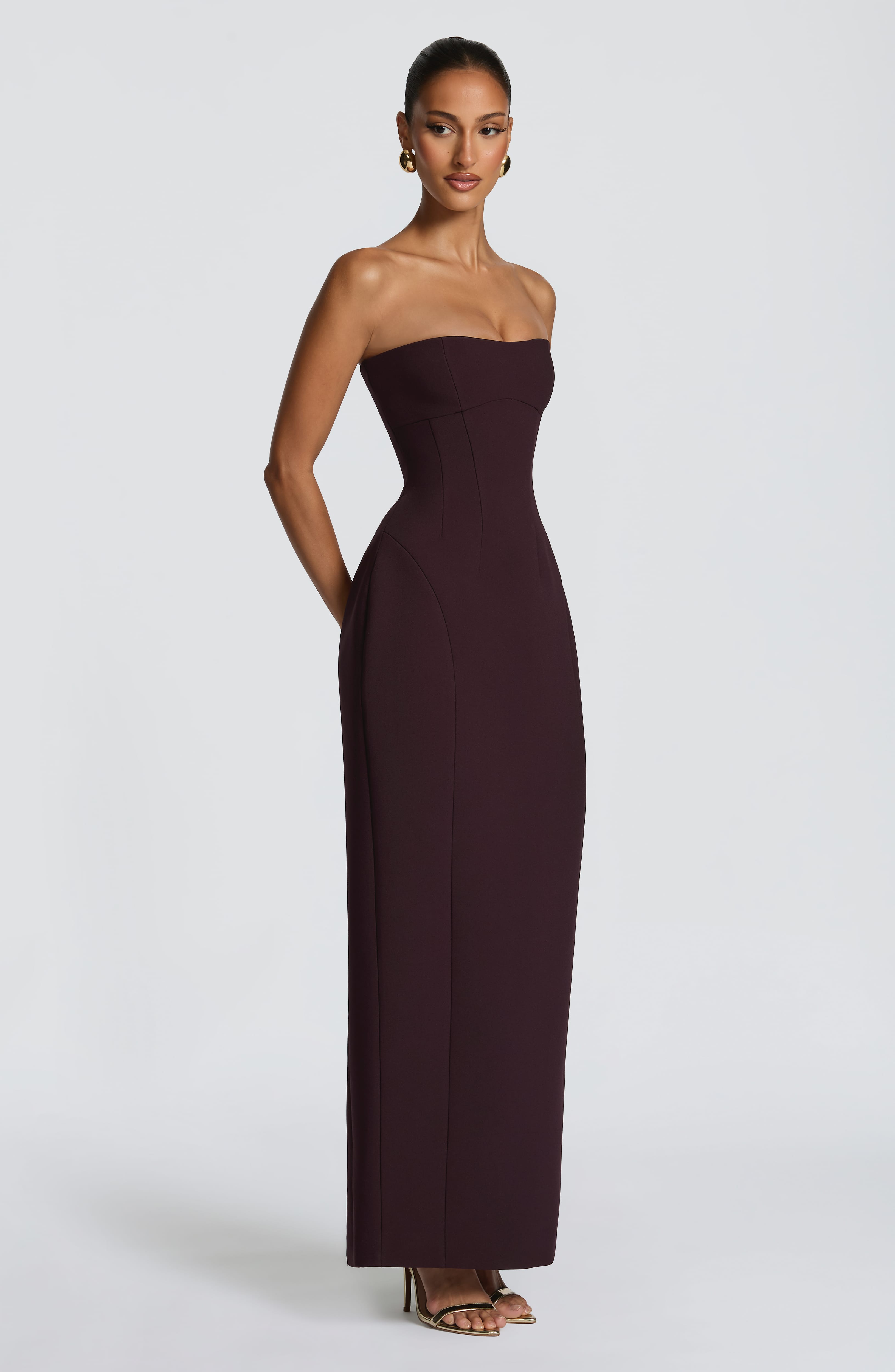 Frances Maxi Dress - Plum