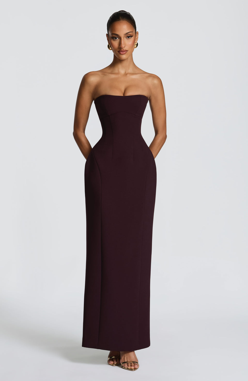 Frances Maxi Dress - Plum