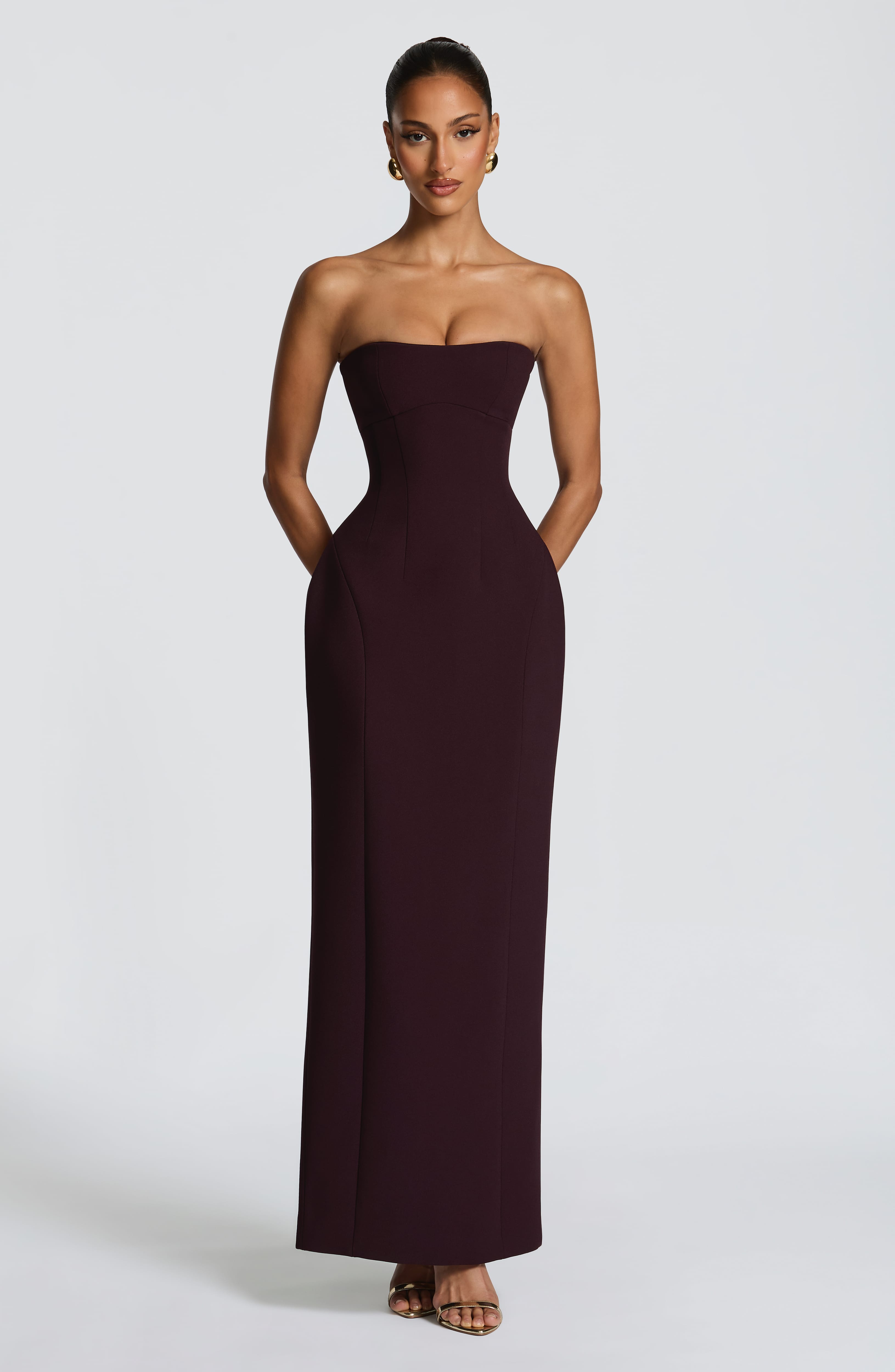 Frances Maxi Dress - Plum