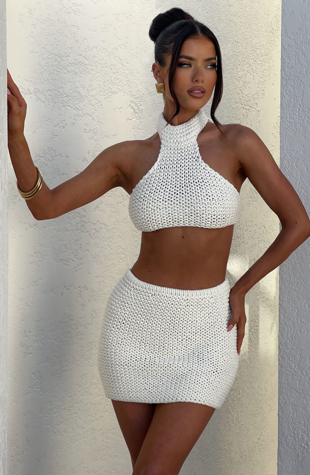 Lauren Halter Top - Ivory
