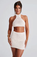 Lauren Mini Skirt - Ivory