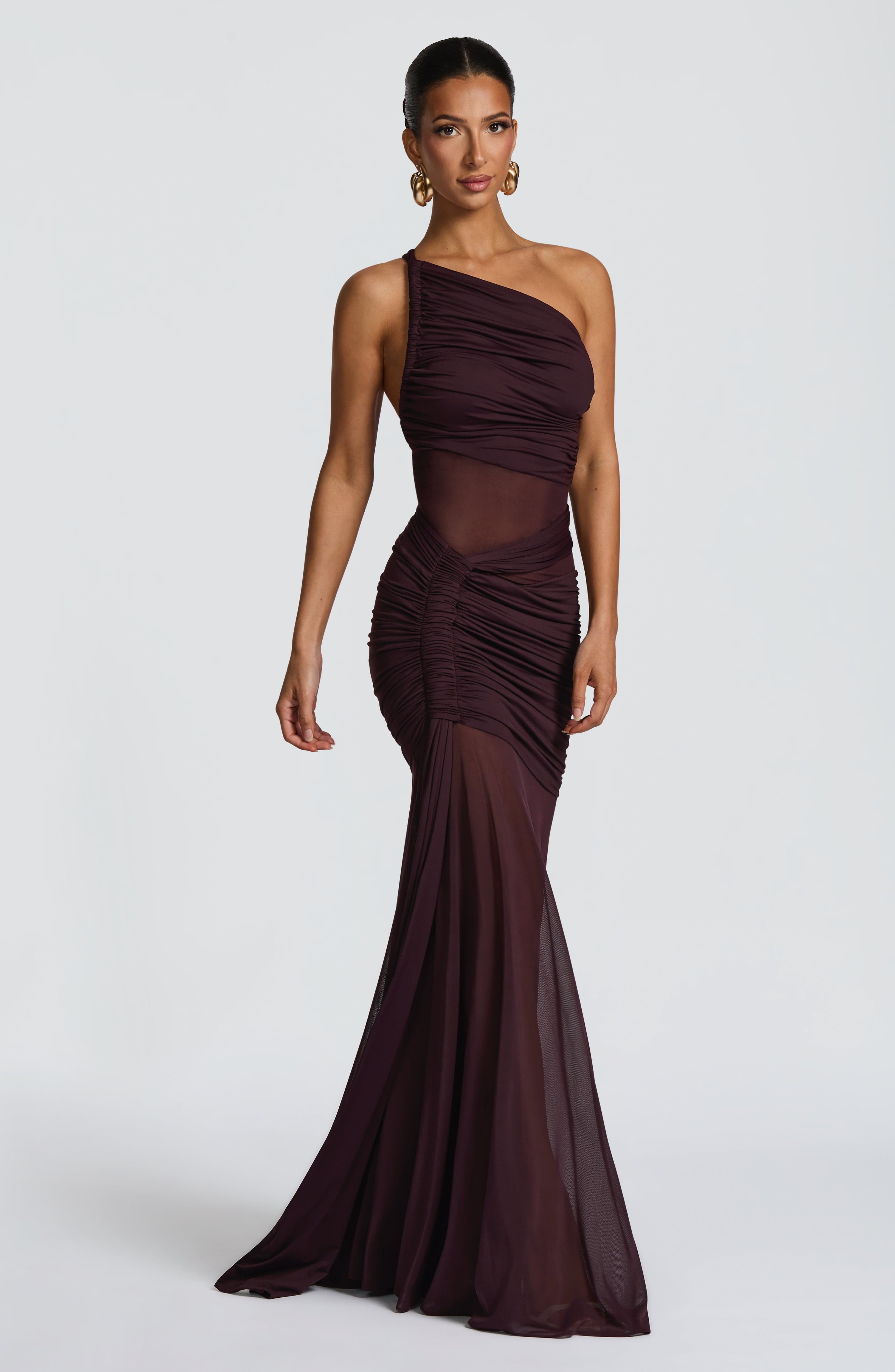 Aaliyah Maxi Dress - Plum