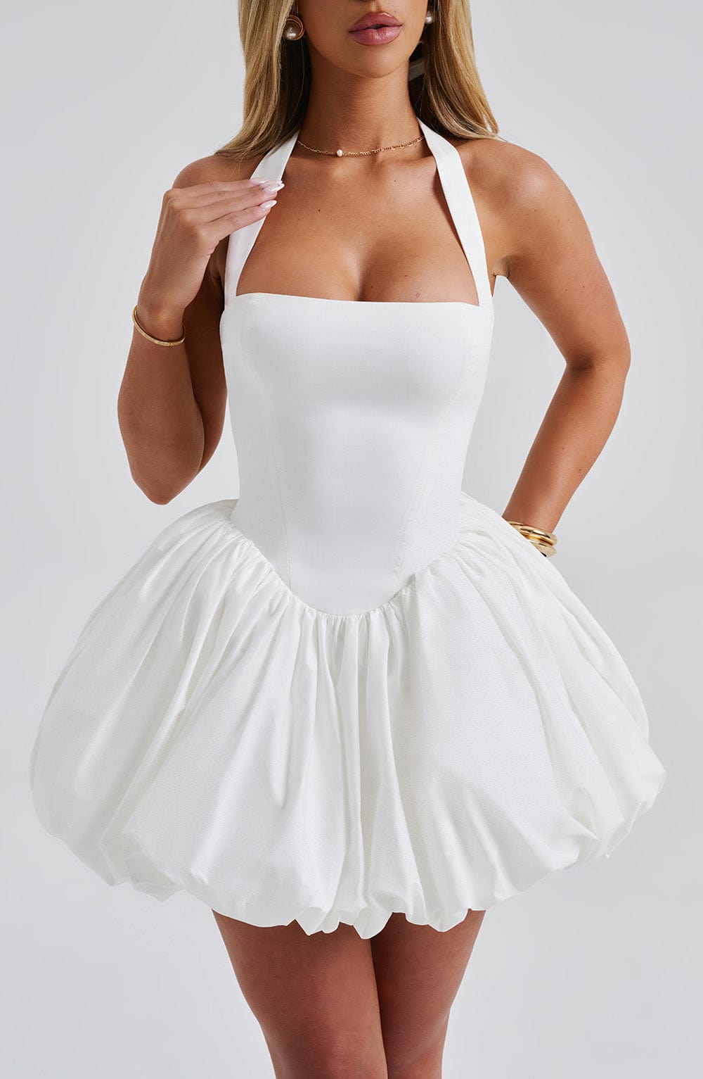 Chloe Mini Dress - Ivory