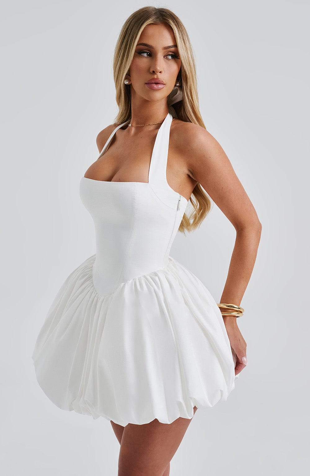 Chloe Mini Dress - Ivory