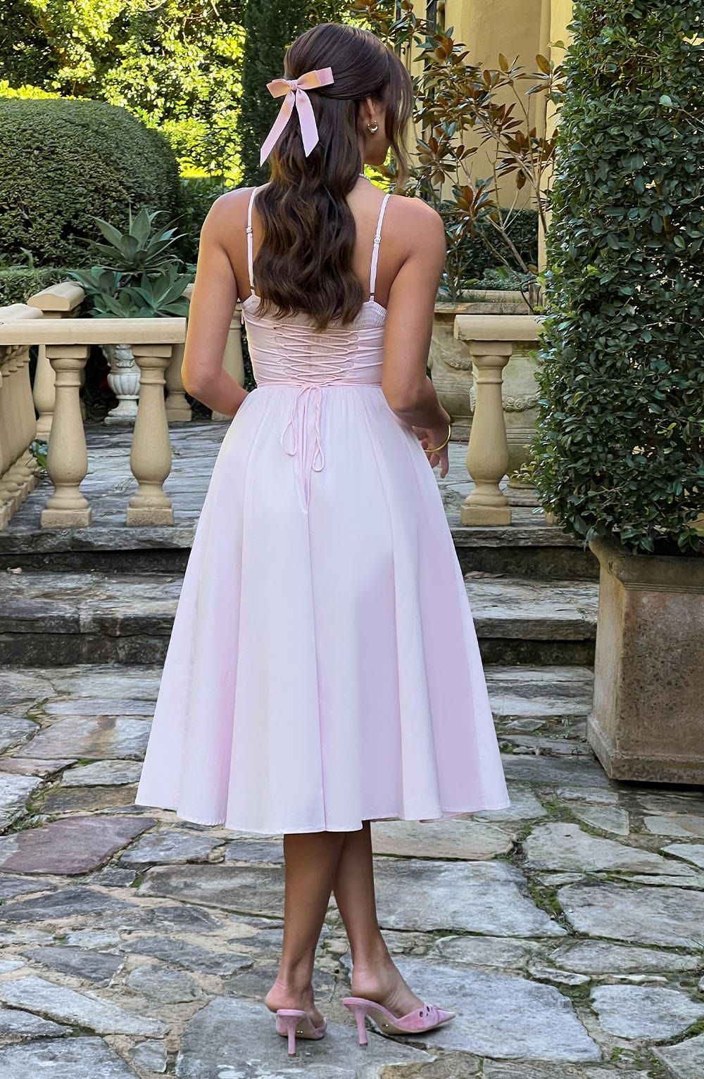 Rosie Midi Dress - Blush