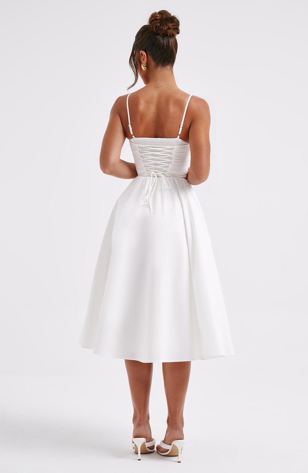 Rosie Midi Dress - Ivory