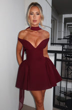 Rosie Mini Dress - Cherry Lacquer