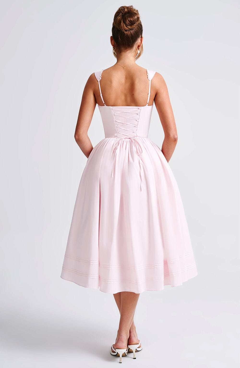 Natalie Midi Dress - Blush