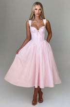 Natalie Midi Dress - Blush