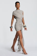 Harriet Mini Dress - Light Grey