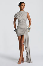 Harriet Mini Dress - Light Grey