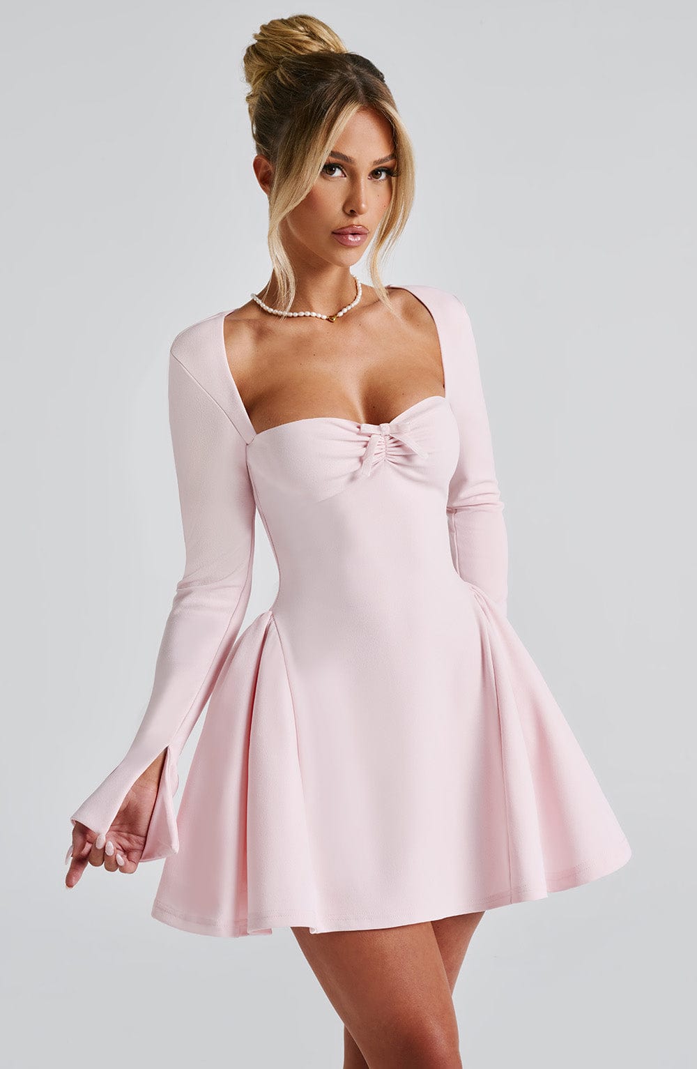 Lauren Mini Dress - Blush