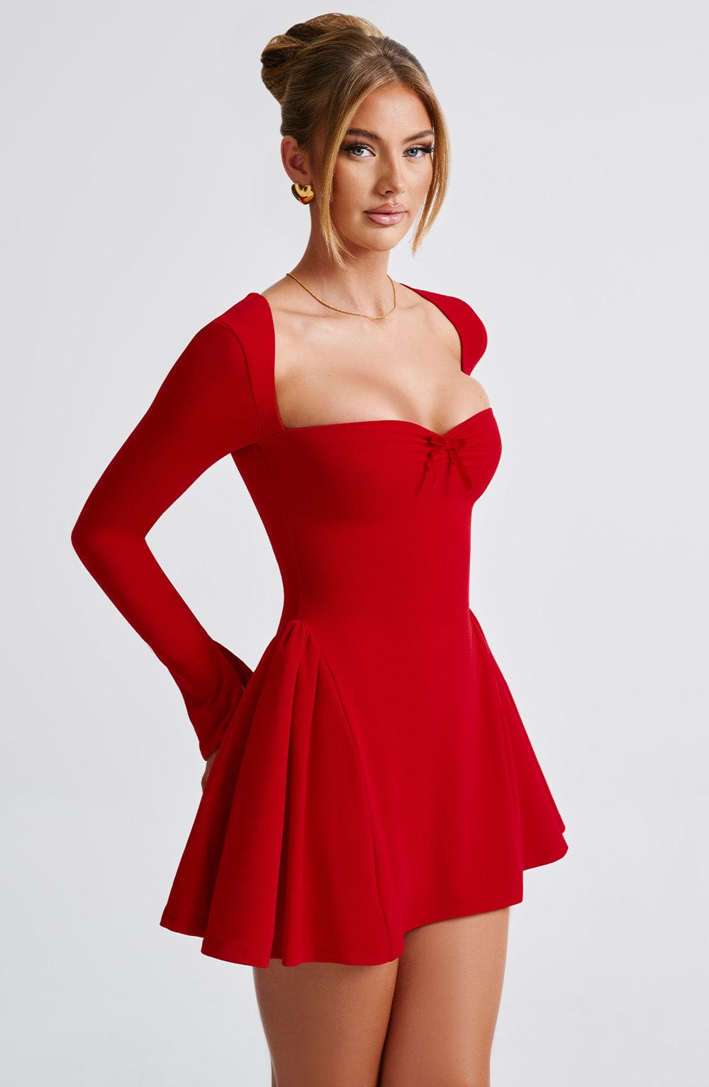 Lauren Mini Dress - Red