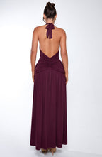 Isla Maxi Dress - Cherry Lacquer