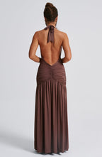 Isla Maxi Dress - Chocolate