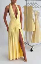 Isla Maxi Dress - Lemon