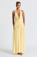 Isla Maxi Dress - Lemon