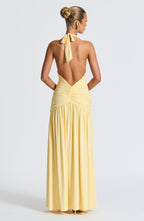 Isla Maxi Dress - Lemon