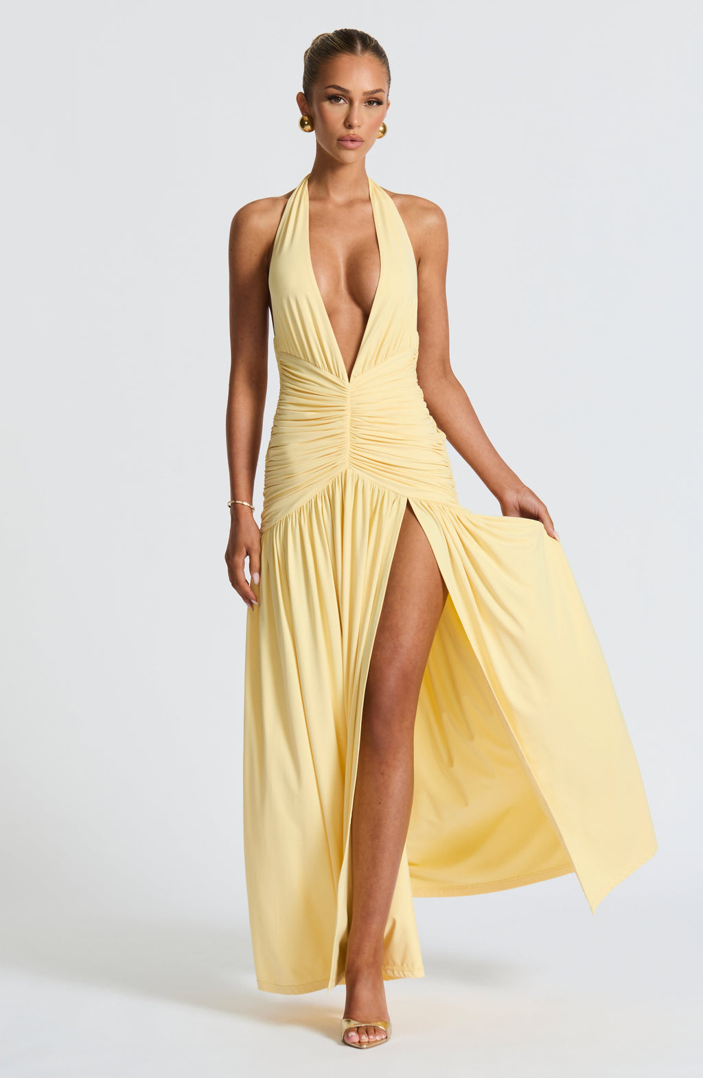 Isla Maxi Dress - Lemon