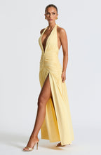 Isla Maxi Dress - Lemon