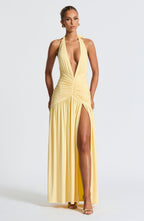 Isla Maxi Dress - Lemon